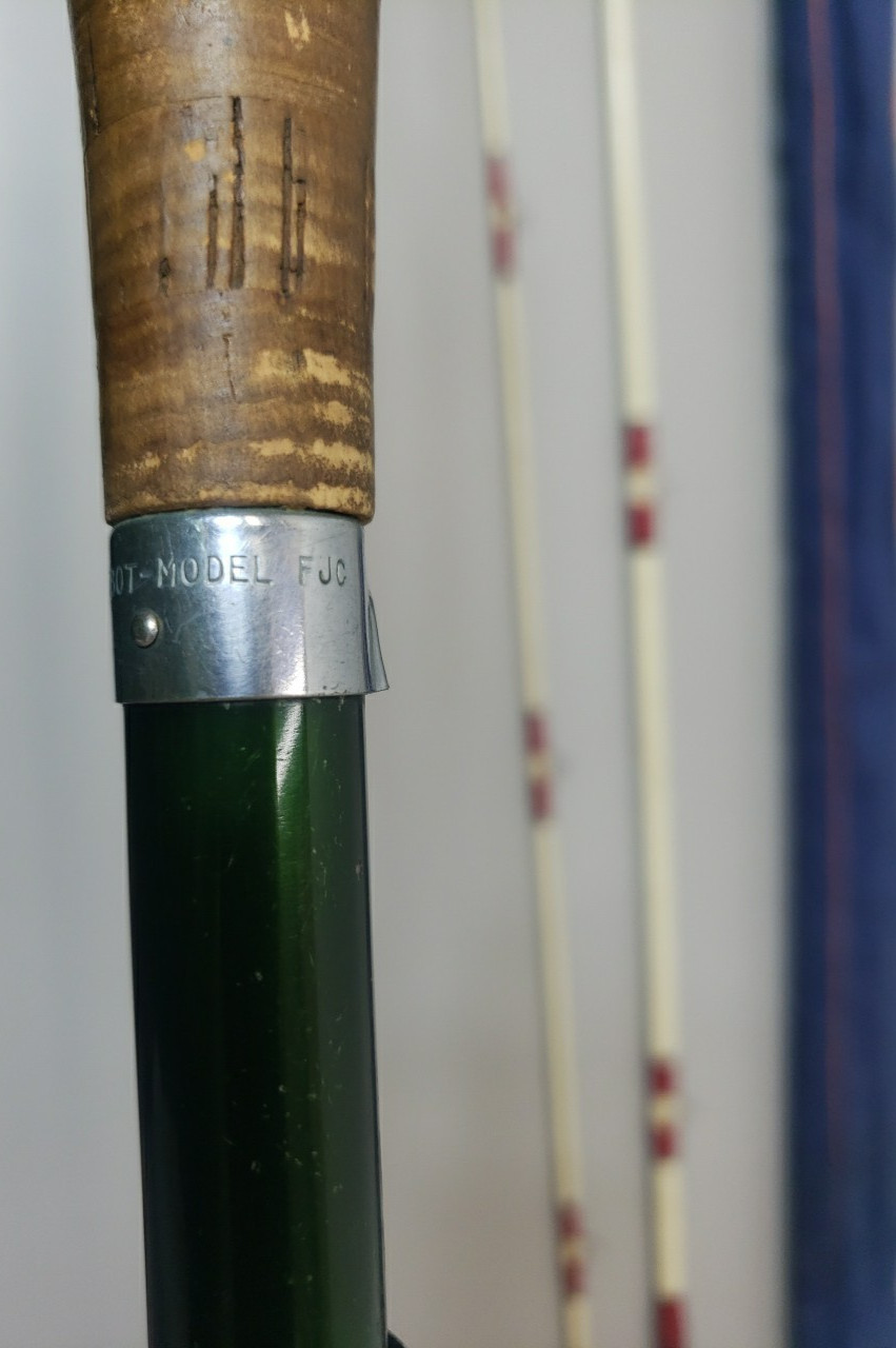 Vintage Shakespeare Wonderod Fly Fishing Rod Howald #1380T-FJC 8’6″ w/ case