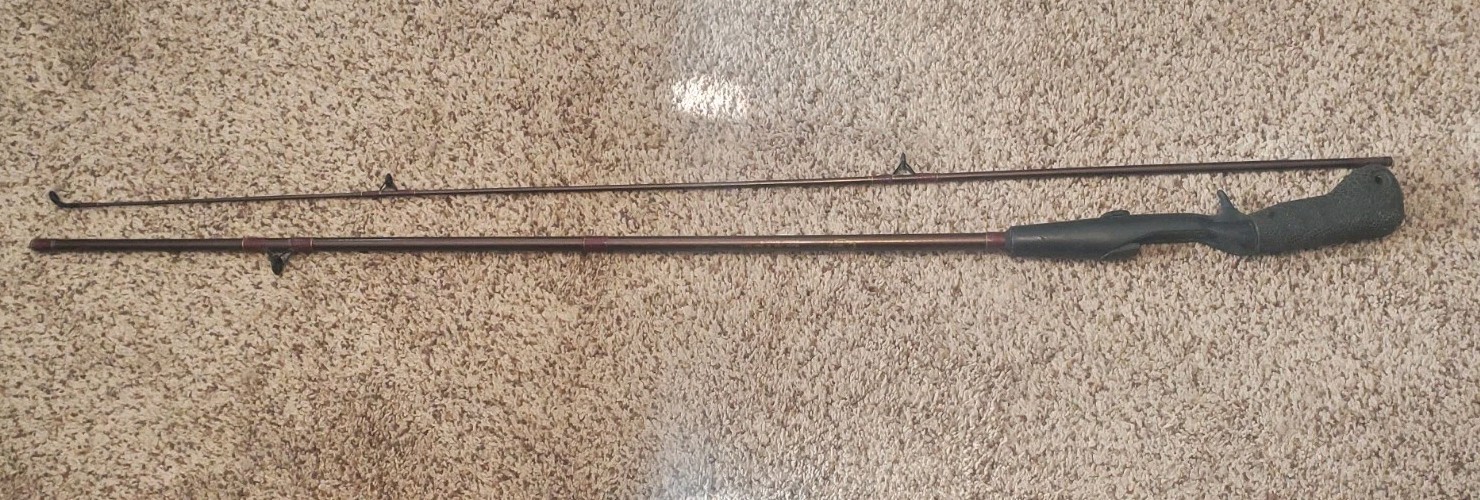 Bass Pro Shops Classic 100 Series 102 Casting Fishing Rod 6′ Medium 2 Piece