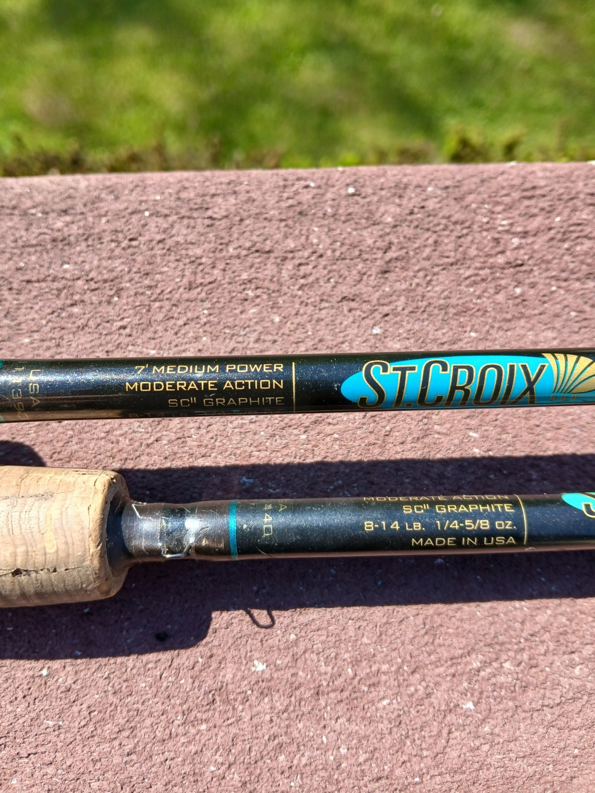 2 ST, Croix Premier Baitcasting Rods, PC70MM 7′ 1- piece. Med Power, 8-14 lb