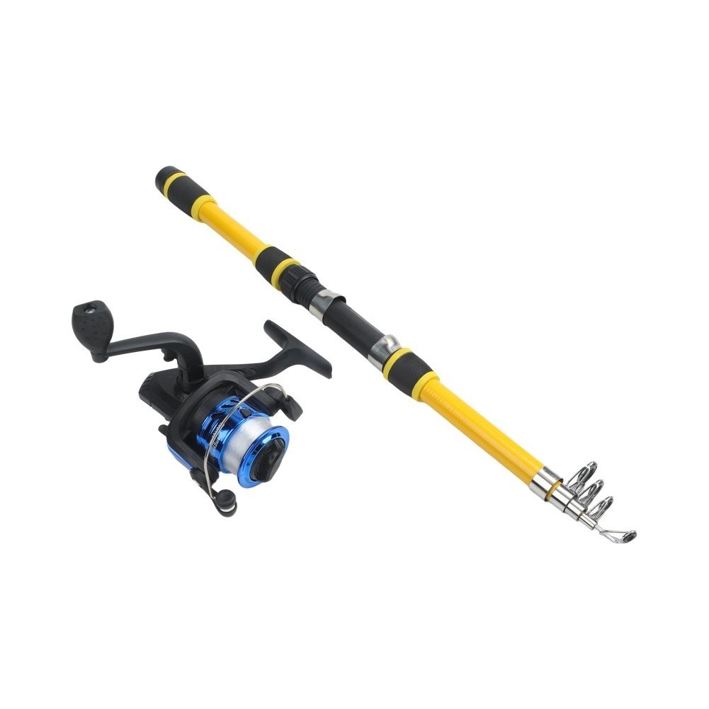 Complete Fishing Rod For Combo Telescopic Carbon Fiber 18 Meter Reel Gear Set