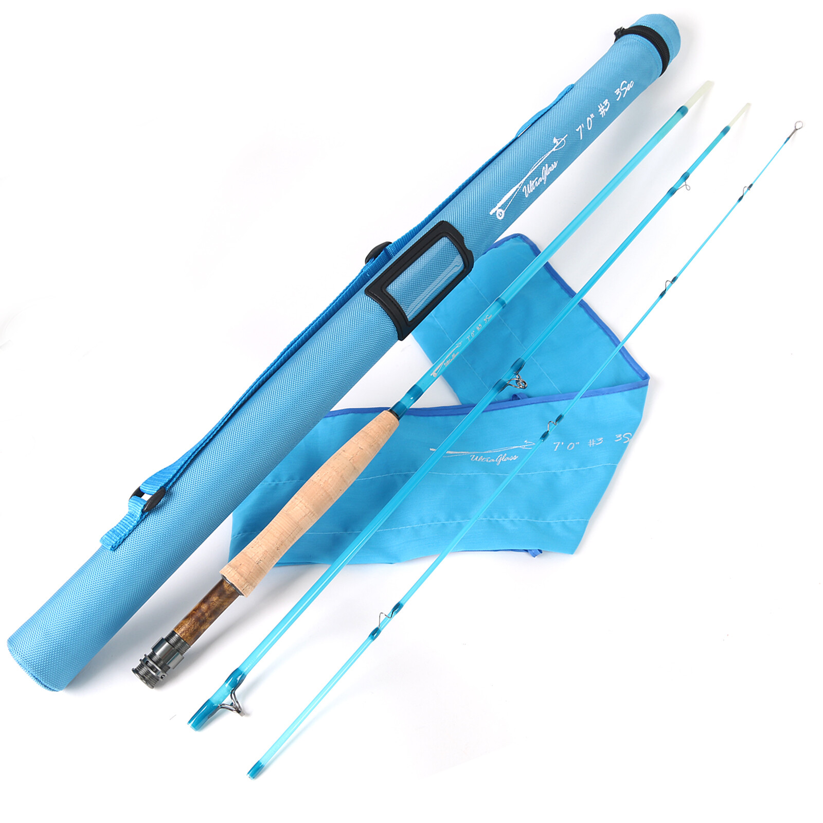 Maxcatch Fiberglass Fly Fishing Rod: 3wt/4wt/5wt/6wt/8wt/10wt Medium-fast Action