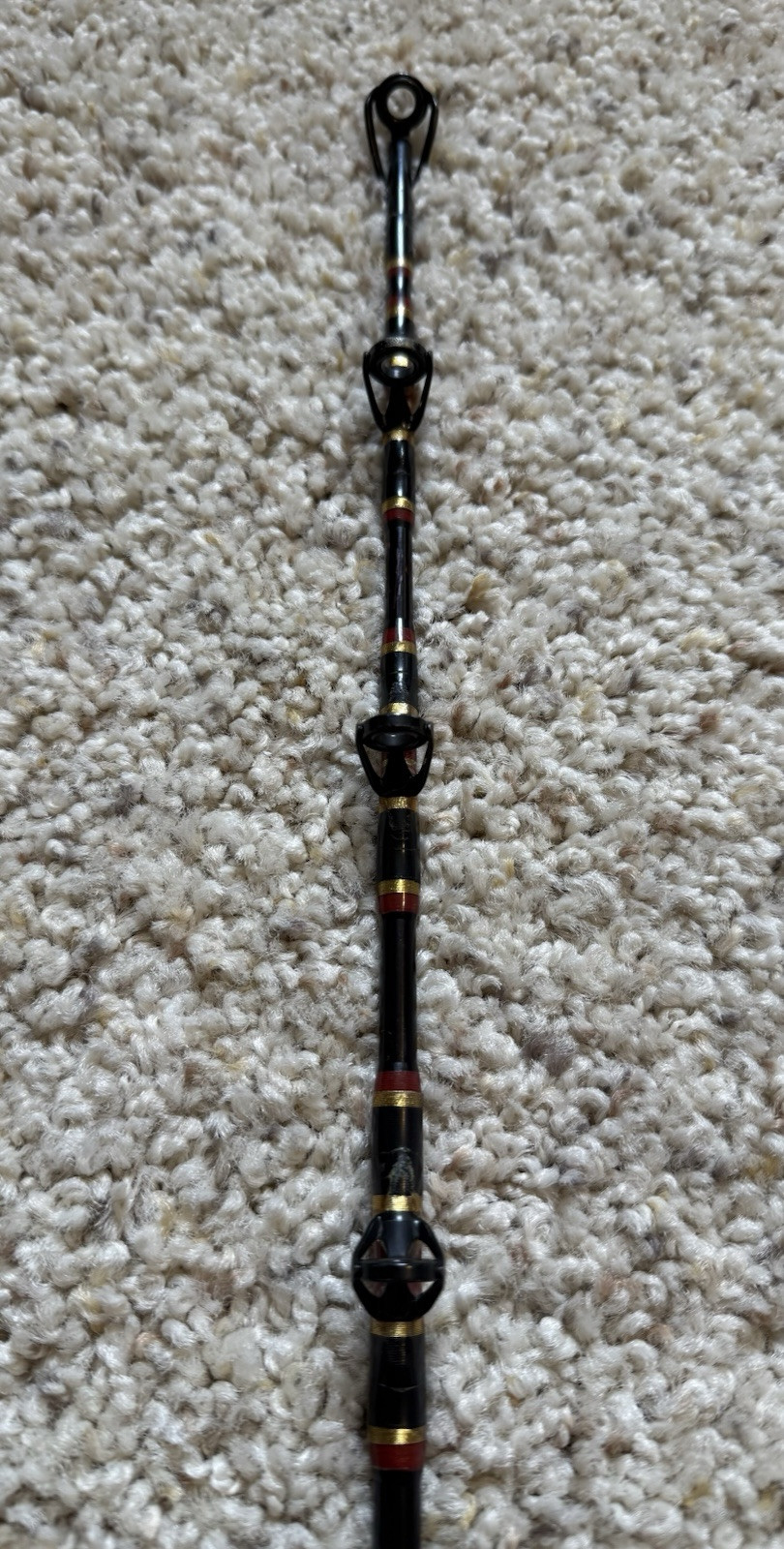 Vintage Fenwick 6’-6” Seahawk Offshore SO~6465HC 30-80 Lb Test Line Fishing Rod