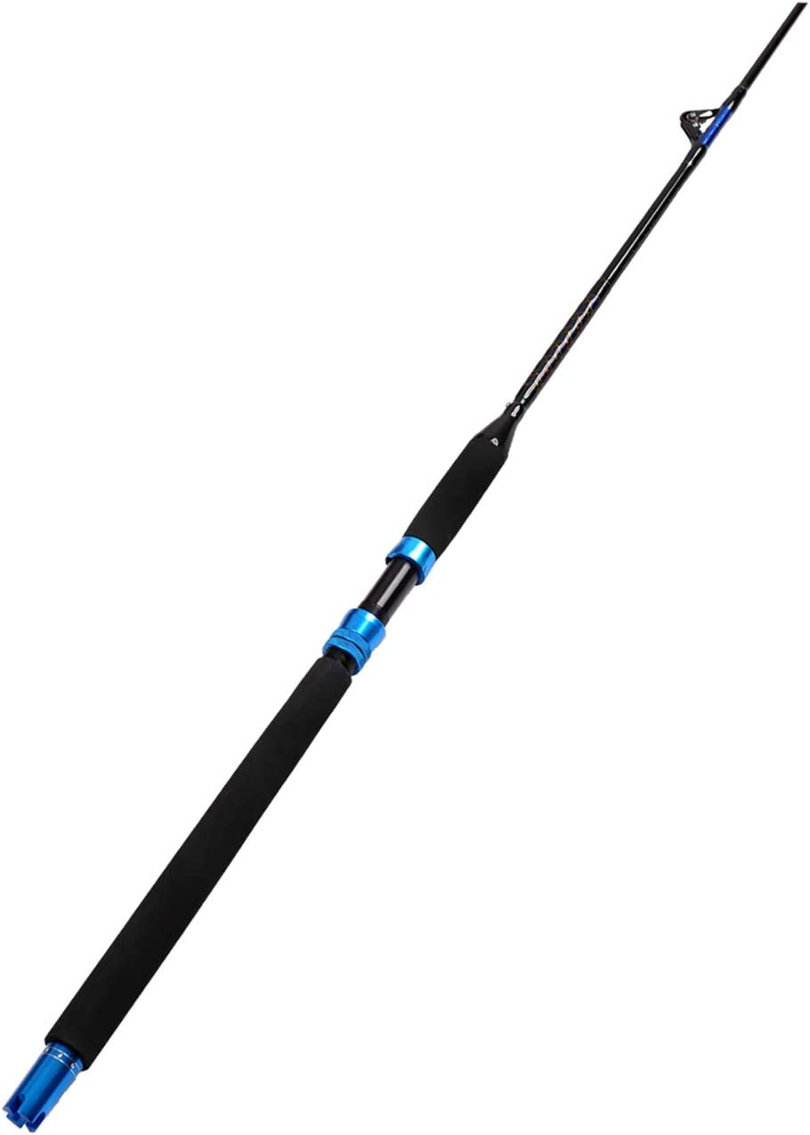 Saltwater Offshore Trolling Rod Conventional Boat Carbon Fiberglass Fishing Pole