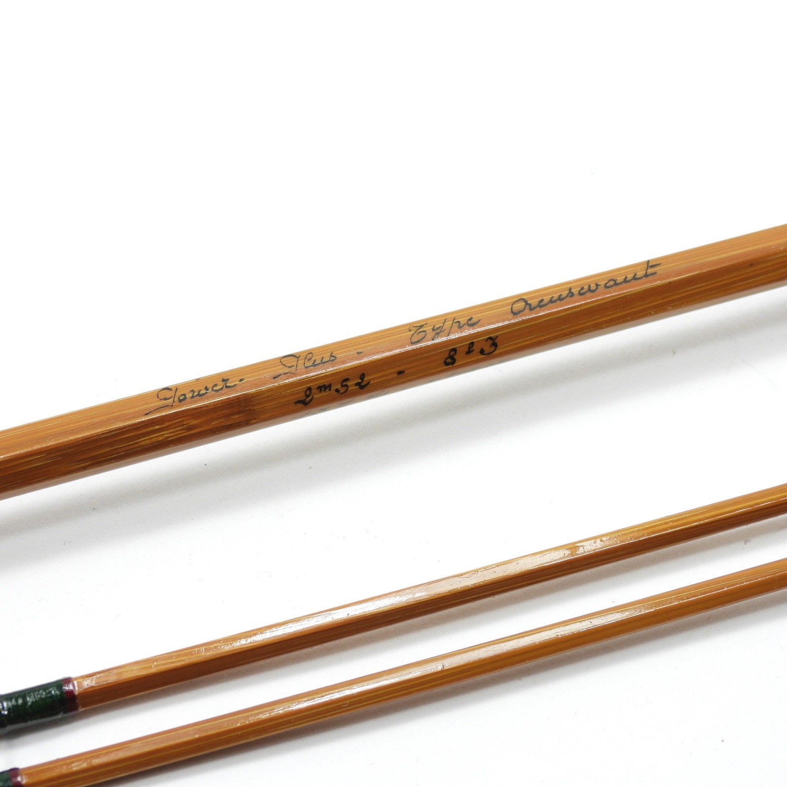 Pezon Ritz Parabolic PPP “Power Plus Type Creusevaut” Bamboo Fly Rod. 8’ 3”. 6-7