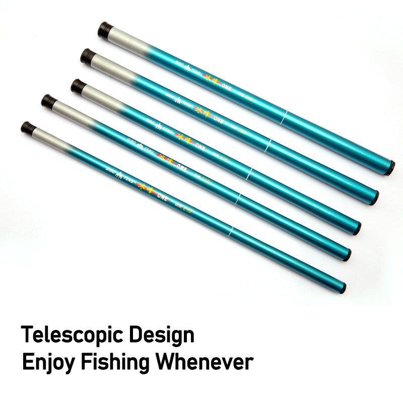 Telescopic Portable Fishing Pole Fiberglass Ultralight Fishing Rod 1.8m-3.6m