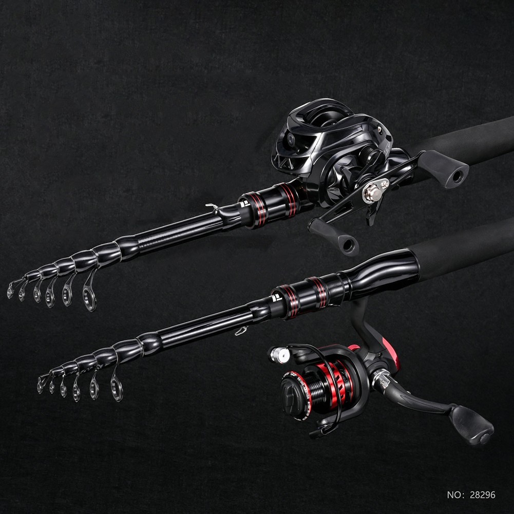 Carbon Fiber Telescopic Fishing Rod Easy to Transport for Fishing Trips