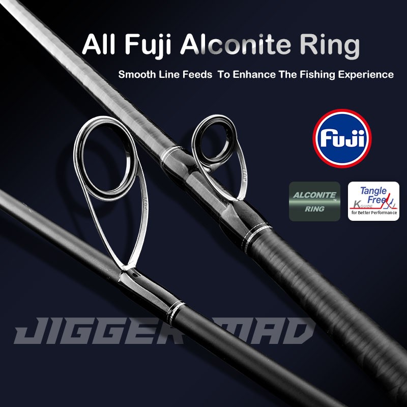 PURELURE JIGGER MAD Slow Jigging Rod Saltwater Boat Sea Fishing Casting Spinning