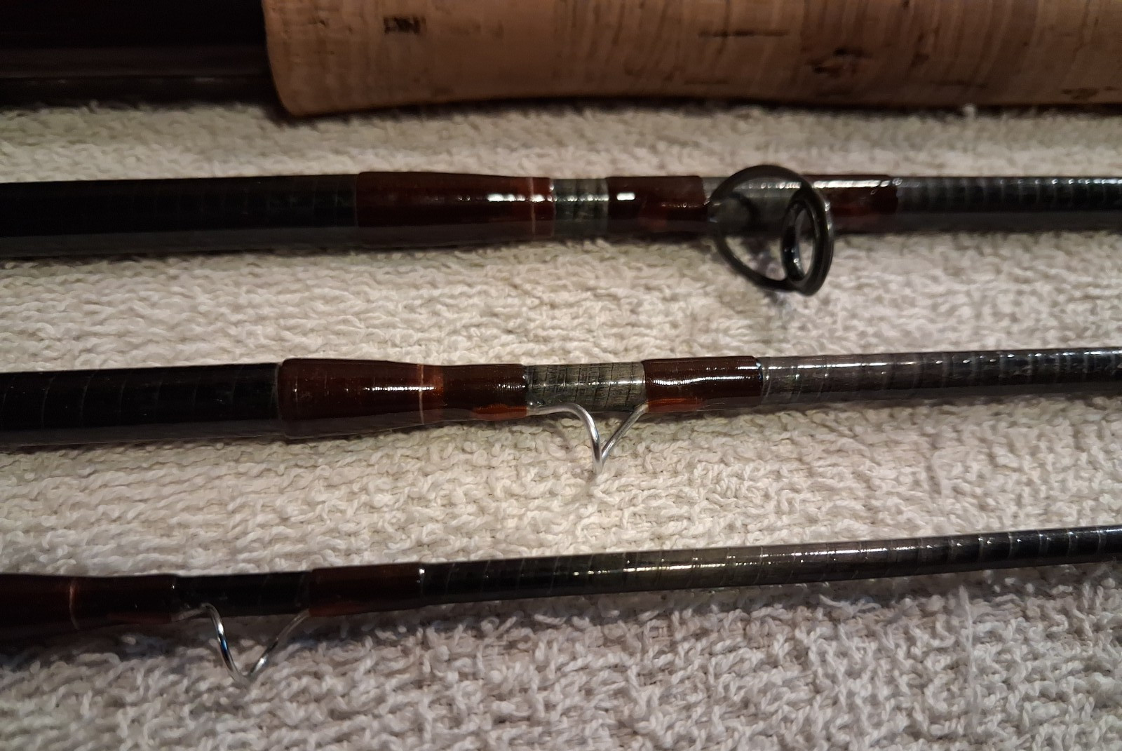 Orvis Fly Rod “All Rounder” Graphite 8′ 4pc 3-1/8 oz. 7 Line,Original Sock,Tube