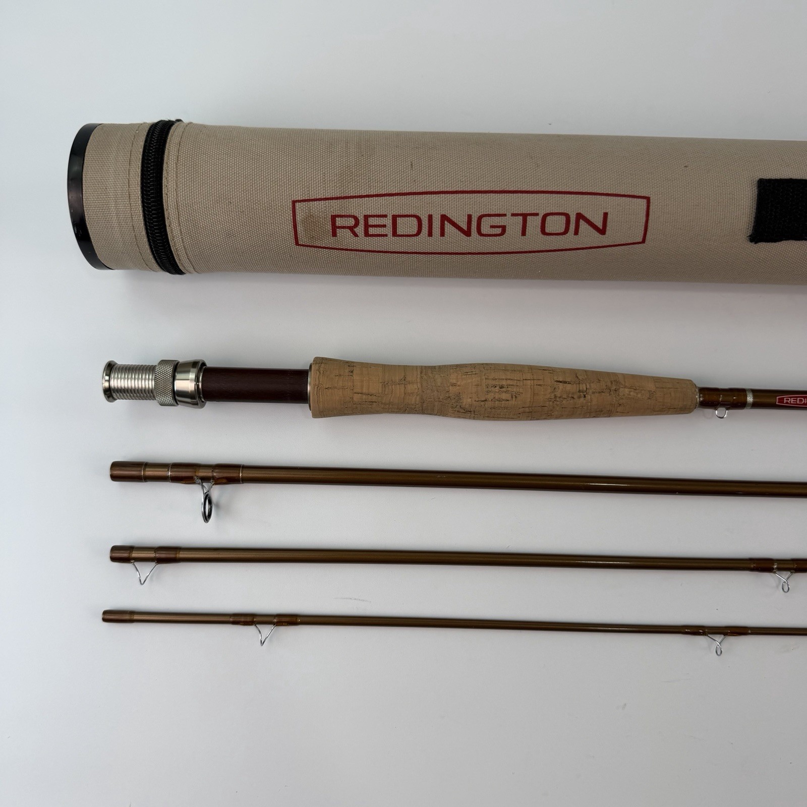 Redington Red Fly 2 Fishing Rod 9′ #6 4pc & Travel Tube NICE Y320