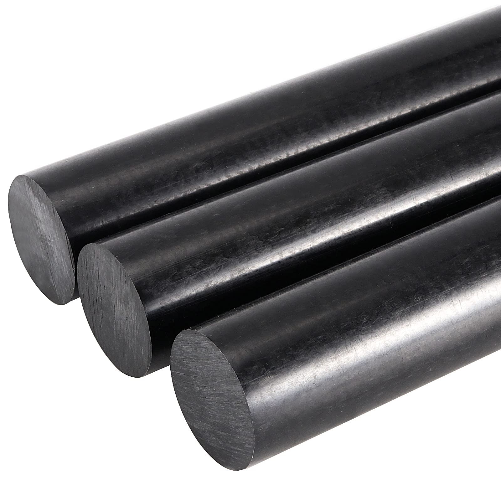 Acetal Copolymer Round Rods 3 Pack 1.57×12 Inch Plastic Non Marring Fixture
