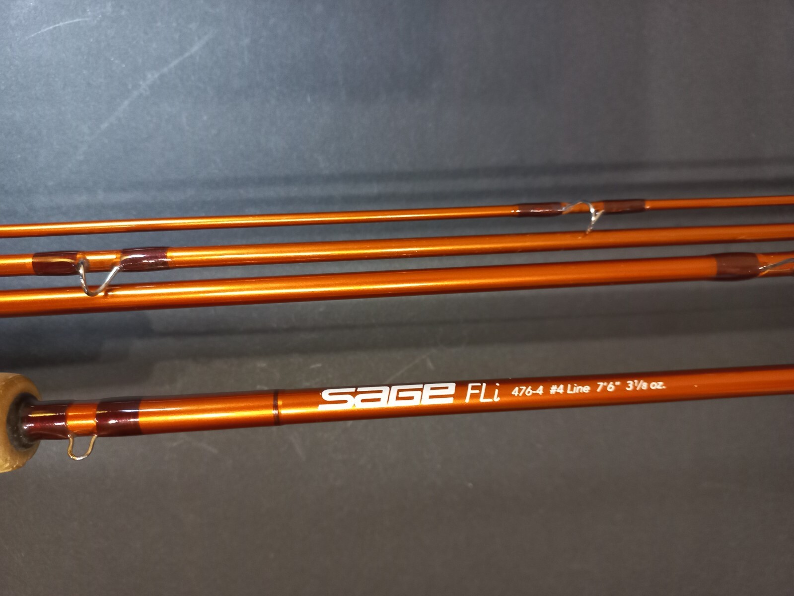 Sage Fli 3 &4 WT Length from 7’6″ to 9’0″ 4-Piece Fly Rods protective rod case