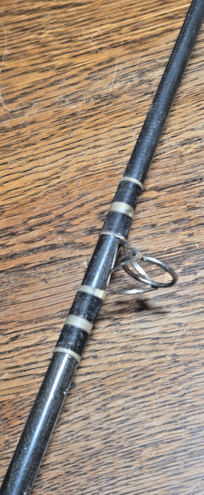 Vintage Maximus Wood Handle 1-Piece 7′ Boat Trolling Fish Rod