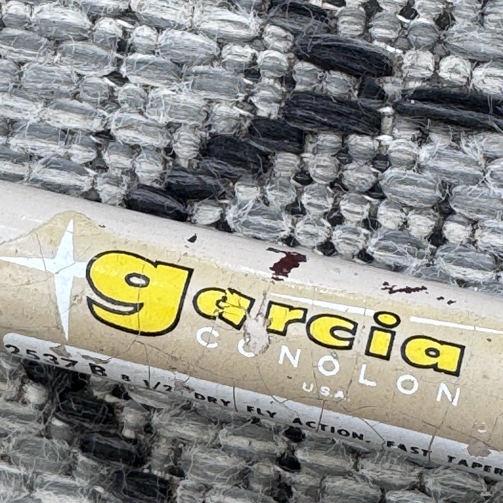 Garcia Conolon Fishing Rod Model 2537 B Vintage’ GAF 9F 105 8.5’