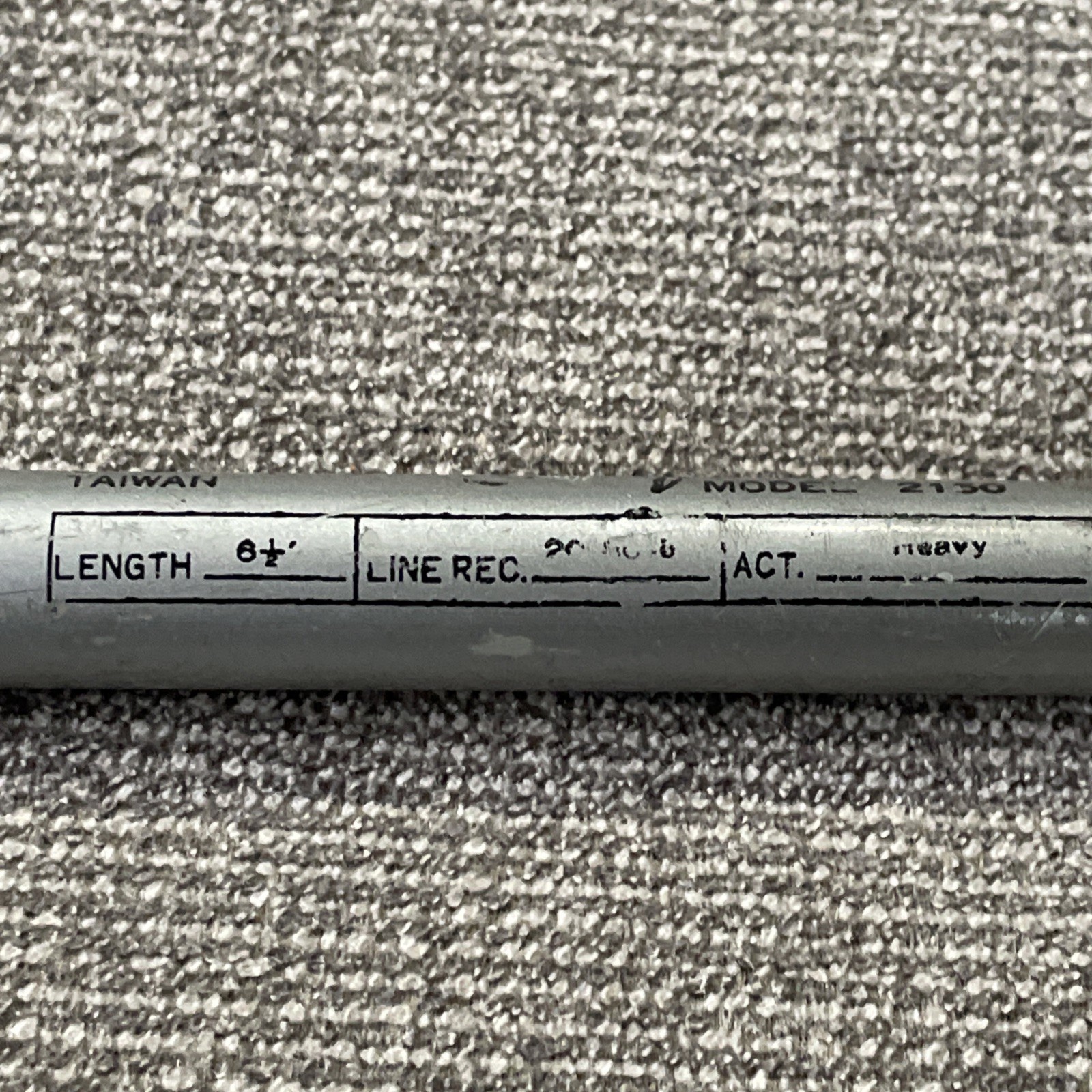 Vintage Master Graphite 6’6” Heavy Salt Water Trolling Rod roller tip-top guide