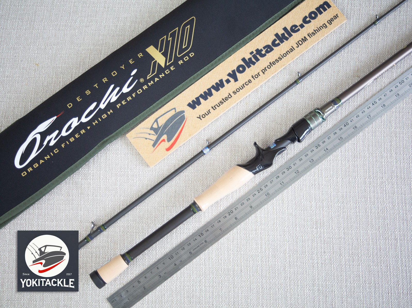 Megabass OROCHI X10 F4.1/2-611XT 2P Baitcasting Rod for Bass
