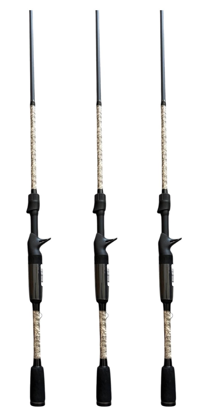 (Lot of 3) Lew’s American Hero Baitcast Rod 7′ Medium Heavy IM7 graphite Casting