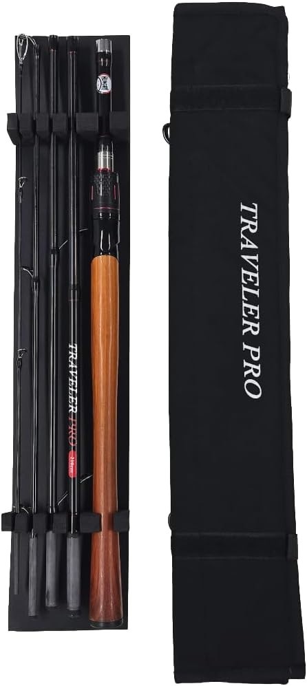 HungryFish Traveler Pro 5-Piece Travel High Carbon Fishing Rod 7’10” (240cm)