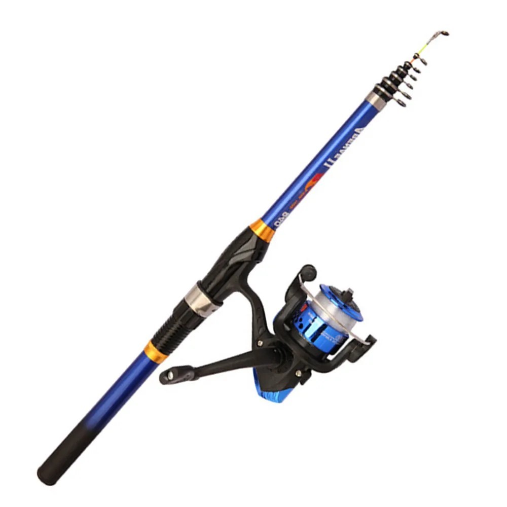 Telescopic Carbon Fishing Rod 1.5M-3M Lightweight Cast Pole Outdoor