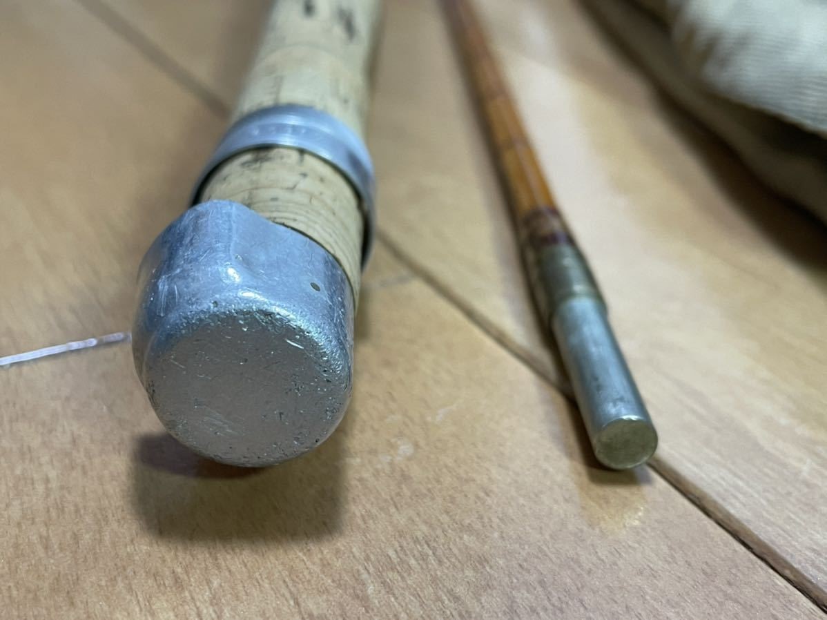 Extremely rare old 1959 Hardy Palakona Bamboo CC de France 8ft Bamboo Fly Rod