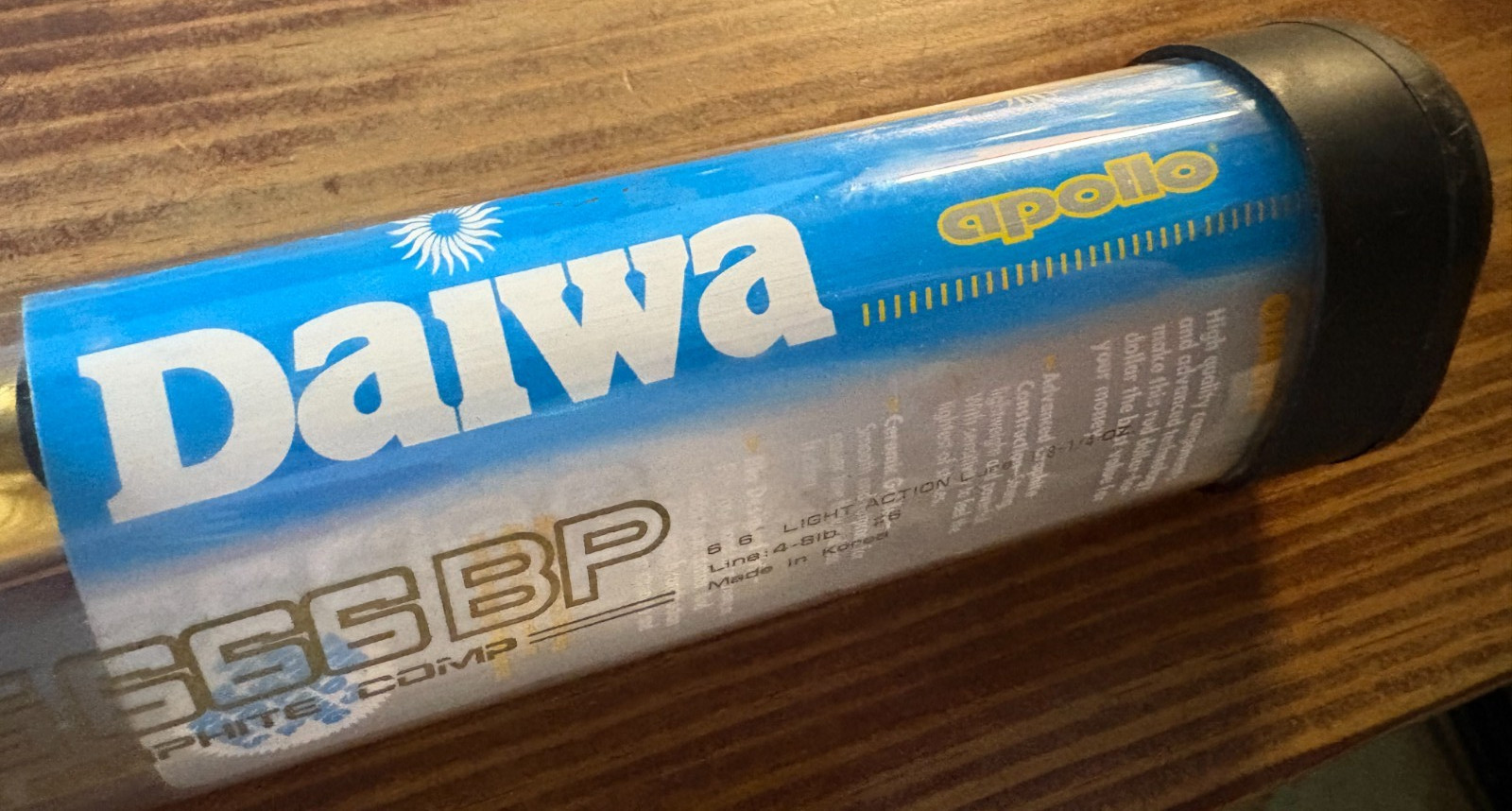 Vintage Daiwa “APOLLO AG666BP Graphite Comp 6pc. fishing rod