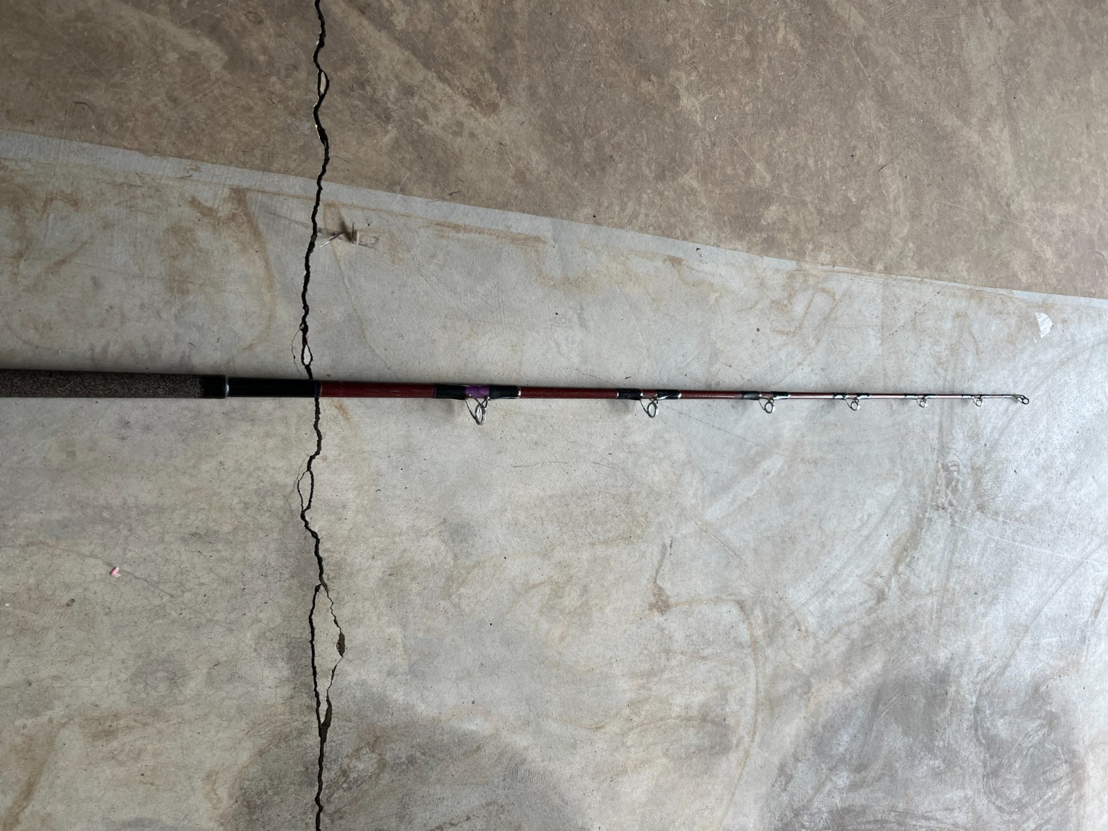 Truline Custom 6′ Tuna Fishing Rod 20-50lb line. Re-wrapped from original blank.