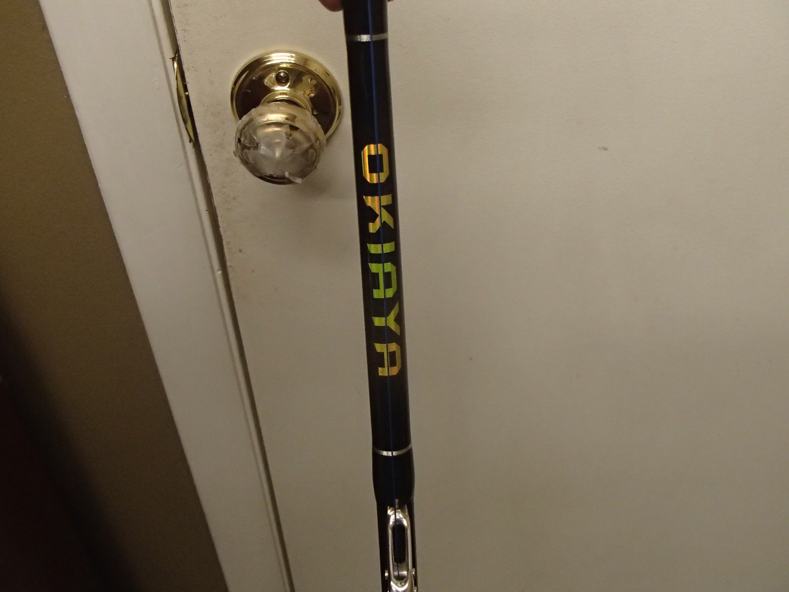 OKIAYA White Marlin Solid Glass 1.80M with Penn No. 49 Super Mariner Reel