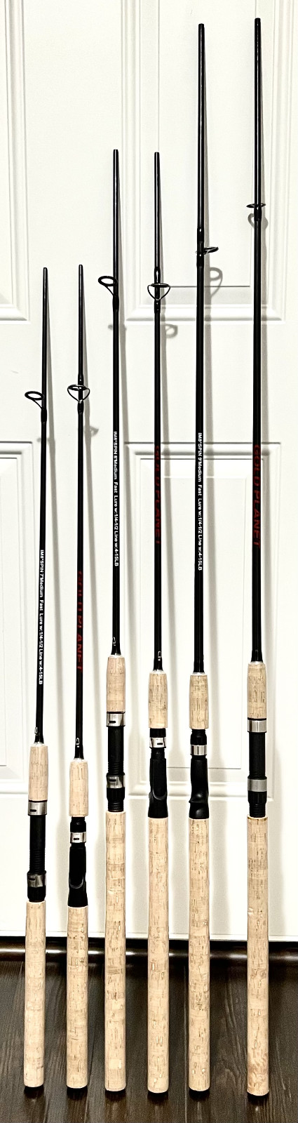 Fishing Rod Spinning Casting Carbon Fiber Portable Medium Fast Pole Lightweight