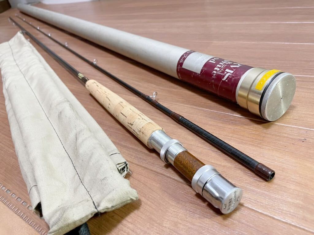ORVIS Graphite RIVERMASTER 9.5ft 3-5/8oz 8 Fly Fishing Rod Red Label Early Old M