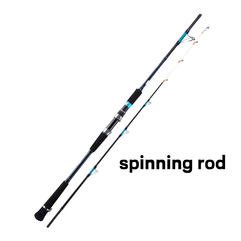 Boat Fishing Rod Carbon Fiber 5’5″/6′ Spinning Casting Rod Fast Pole Trout Sea