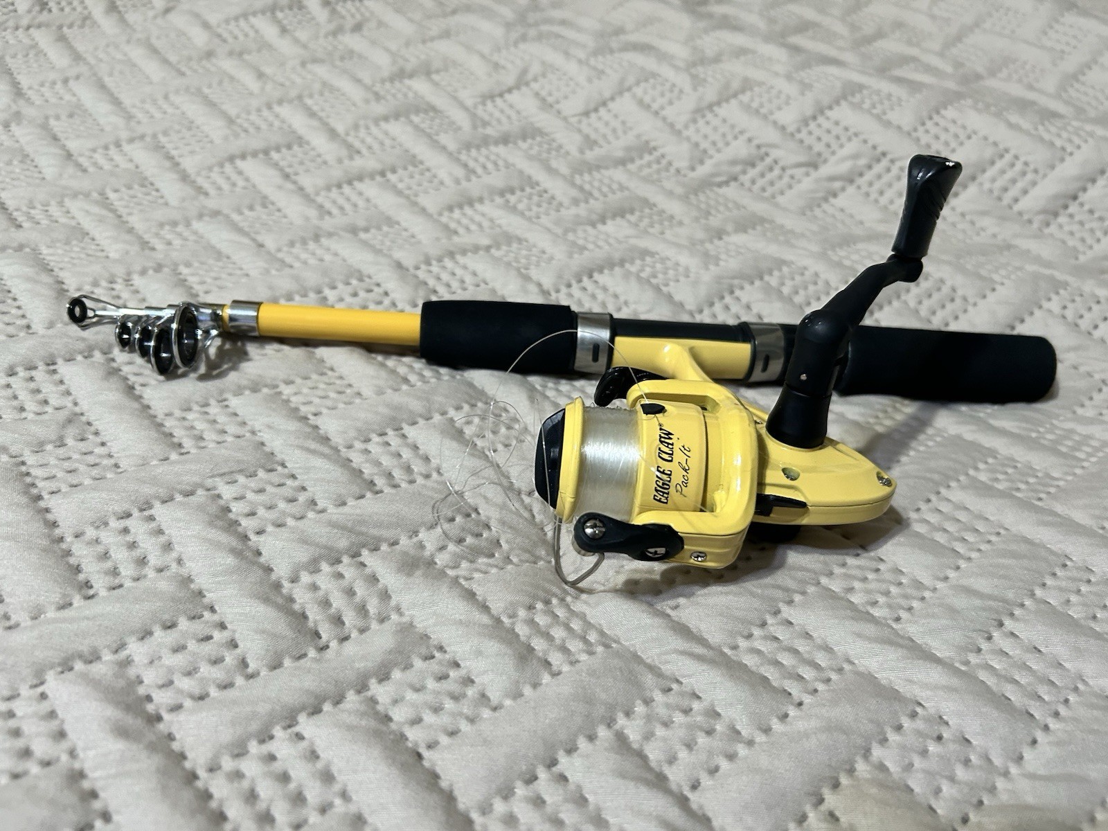 Eagle Claw Pack- it fishing rod & reel combo 5’6″ telescopic action HN800 NEW