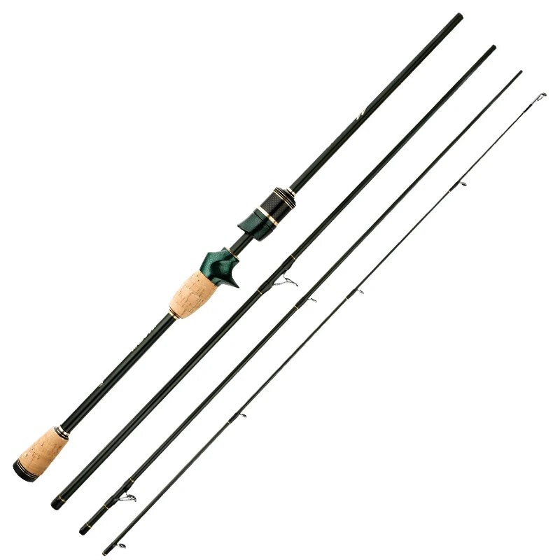 Spinning Casting Carbon Fishing Rod 4-5 Sections 1.8m/2.1m/2.4m Travel Rod
