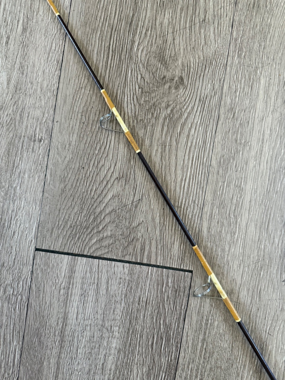 Vtg SABRE model #112 FISHING ROD Nypoxy 5 ft pole 2-6 lb. line freshwater beauty