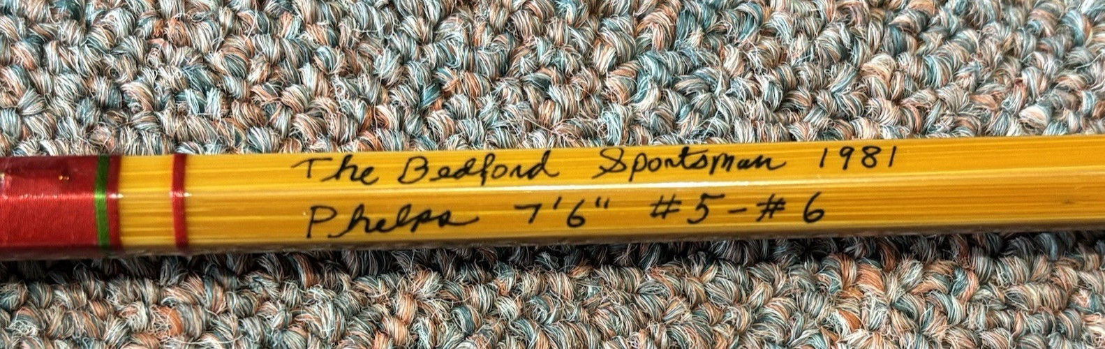 Vintage Peter Phelps Bedford Sportsman 7’6″ #5 #6 1981 Bamboo Fly Rod