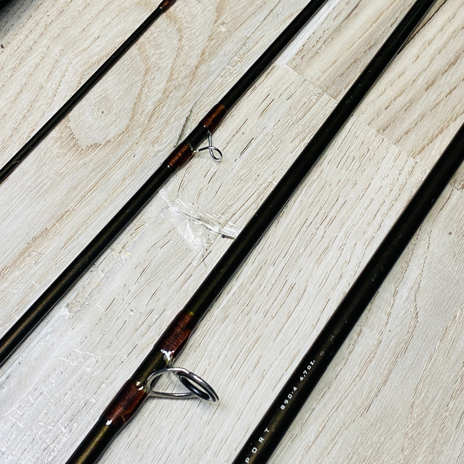 R.L. Winston PASSPORT 890-4 9’0″ 8wt Fly Rod Fishing w/tube & sock