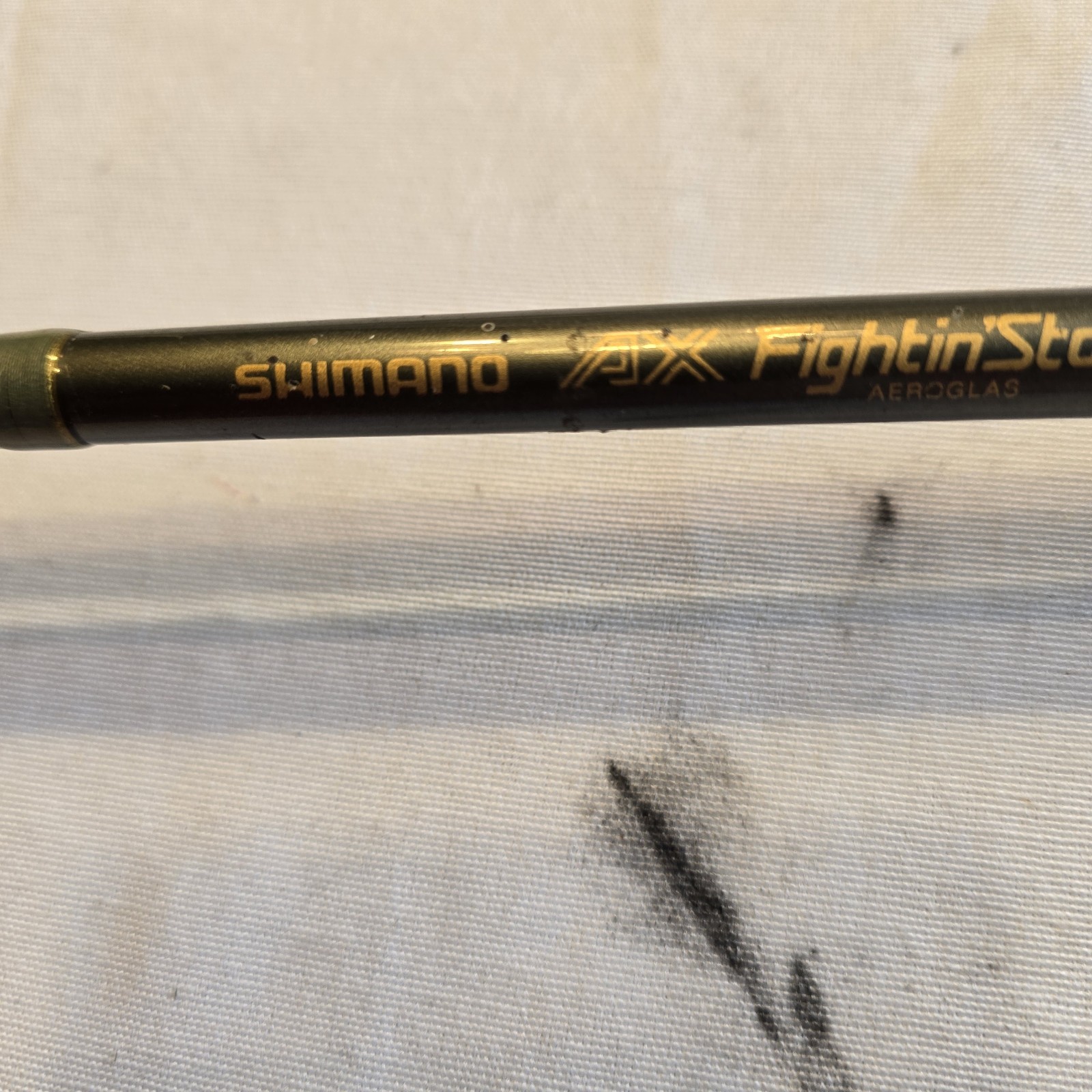 Shimano AX-2602 Fightin Star Aeroglas 6′ Medium Spinning Fishing Rod 2pc