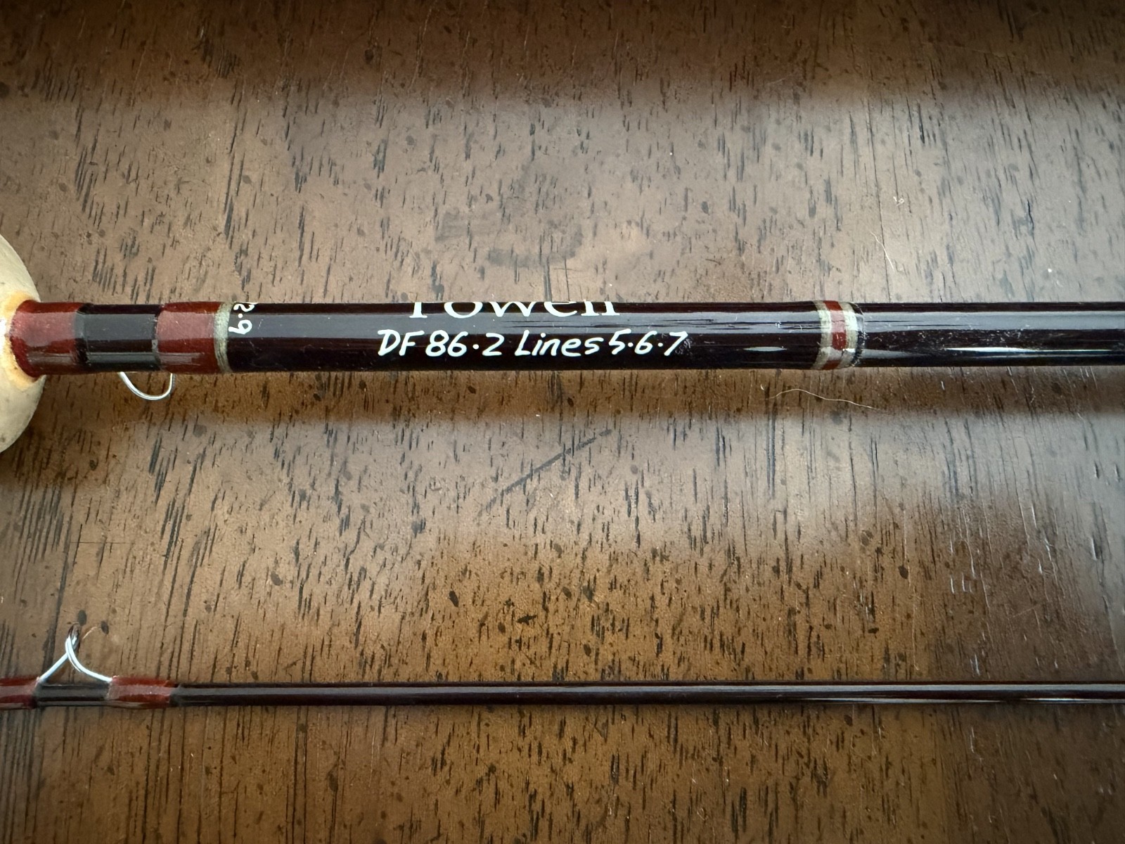 POWELL SIGNATURE 8’6″ 5/6/7 WT FLY ROD CHICO CA / TUBE & BAG GREAT CONDITION