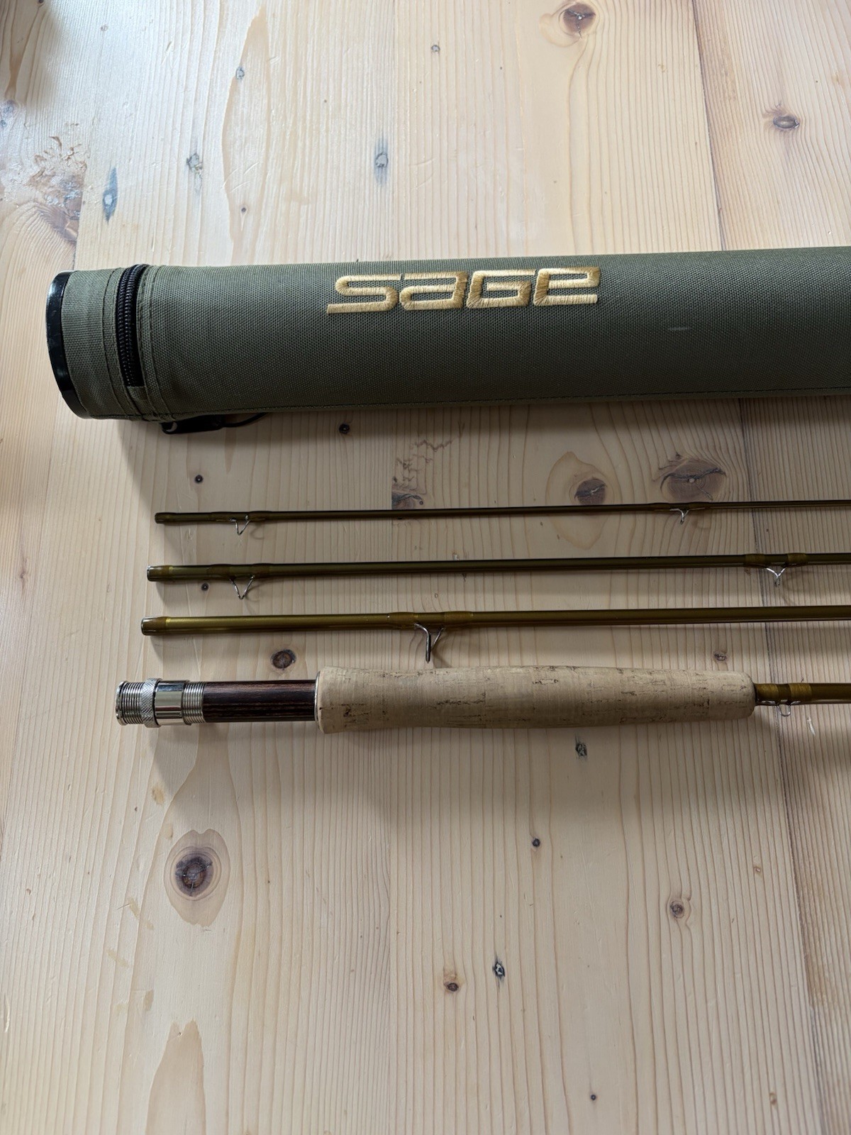 Sage Launch 690-4 Fly Fishing Rod. 9’ 6 Wt. W/ Tube.