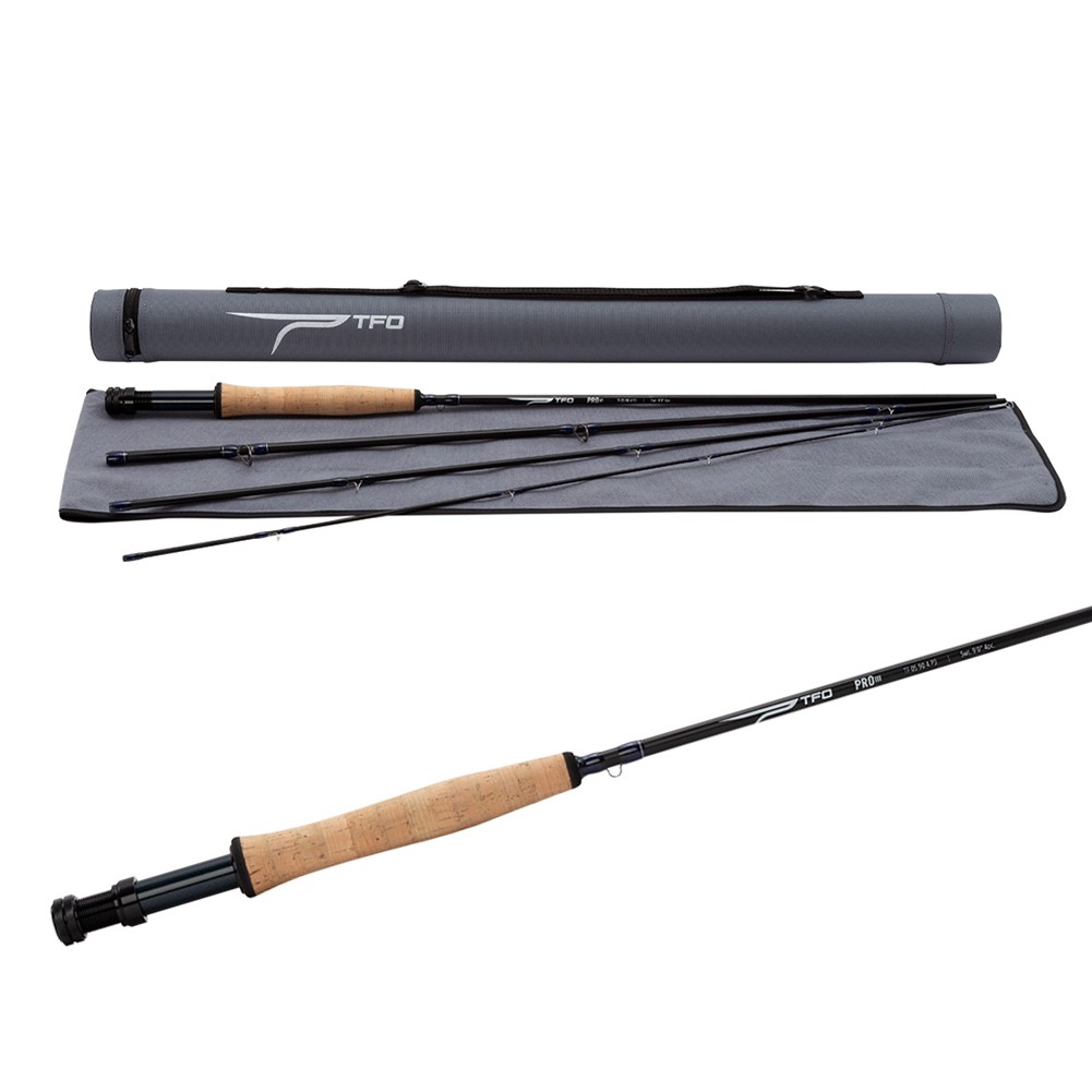 TFO Pro III 7ft 6in 3wt 4pc Fly Rod (TF-03-76-4-P3)