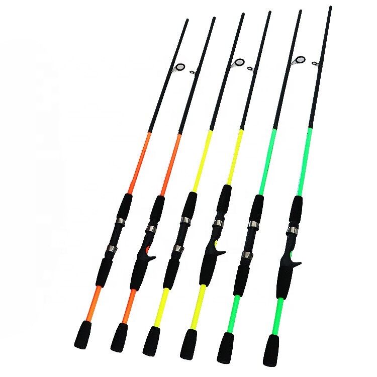 Taigek Carbon fiber~6ft~2 pc~Med Light Spinning Rod~Orange Yellow or Green