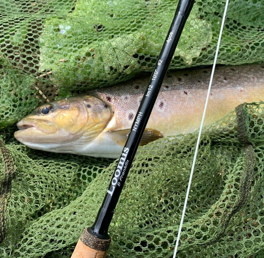 Loomis and Franklin fly rod 3 wt 11 ft for Nymphing with case Brand new 110g wt