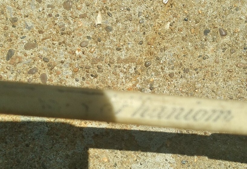 Vintage Shake Speare No 1970 Real And Thaniom Square Butt Rod