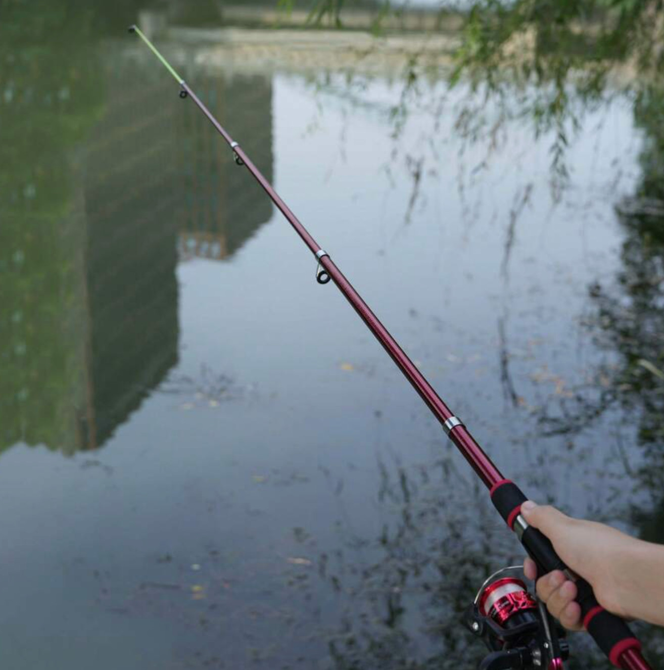 6ft Telescopic Fishing Rod & Reel Set Complete Tackle Kit Sea Freshwater