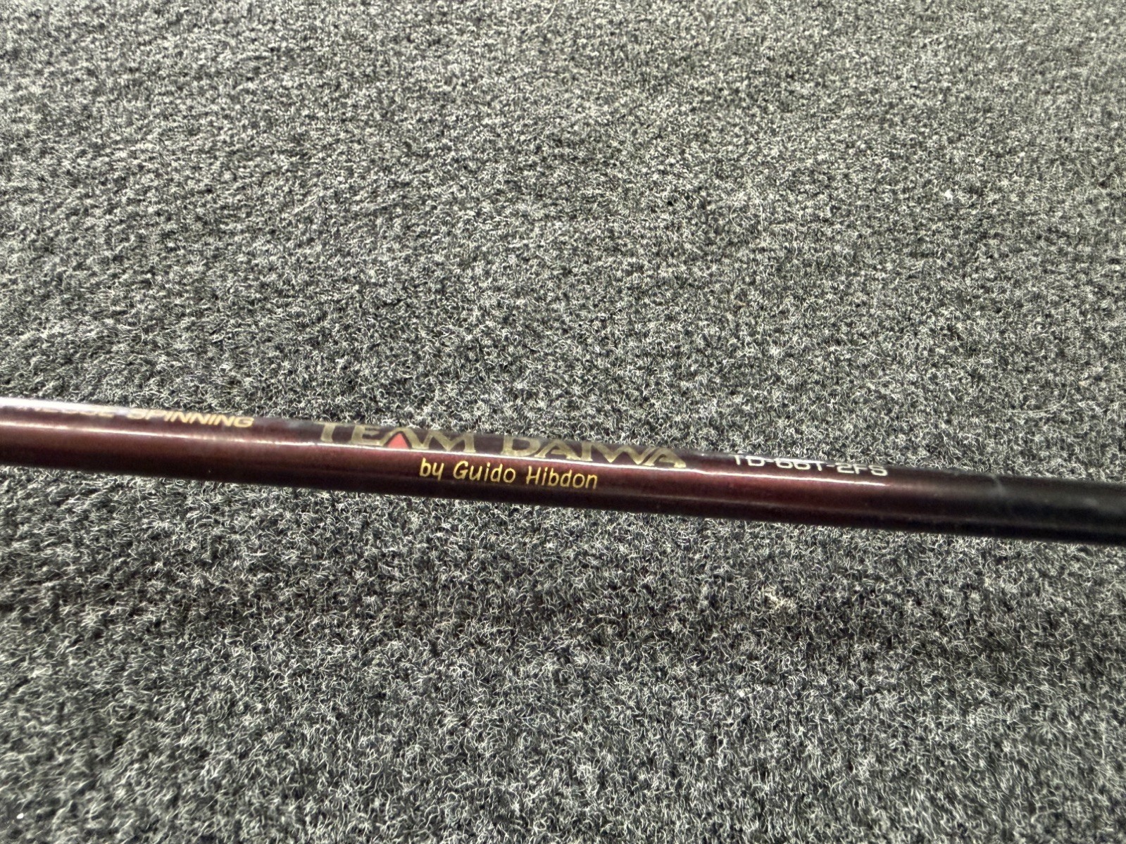 TEAM DAIWA Power Mesh Guido Hibdon Telescopic Spinning Rod TD-66T-2 FS 6’6”