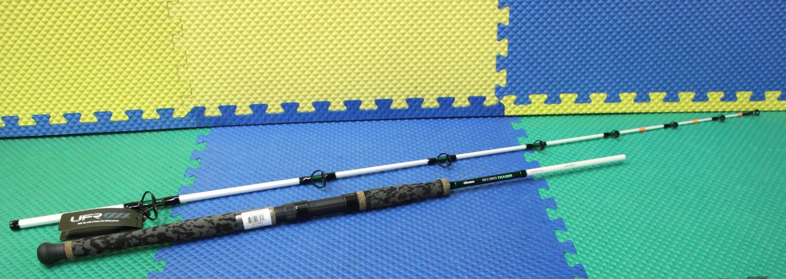 Okuma Record Chaser Catfish Alligator Gar Spinning Rod 2Pc Md Hvy 7’6″RC-S-762MH