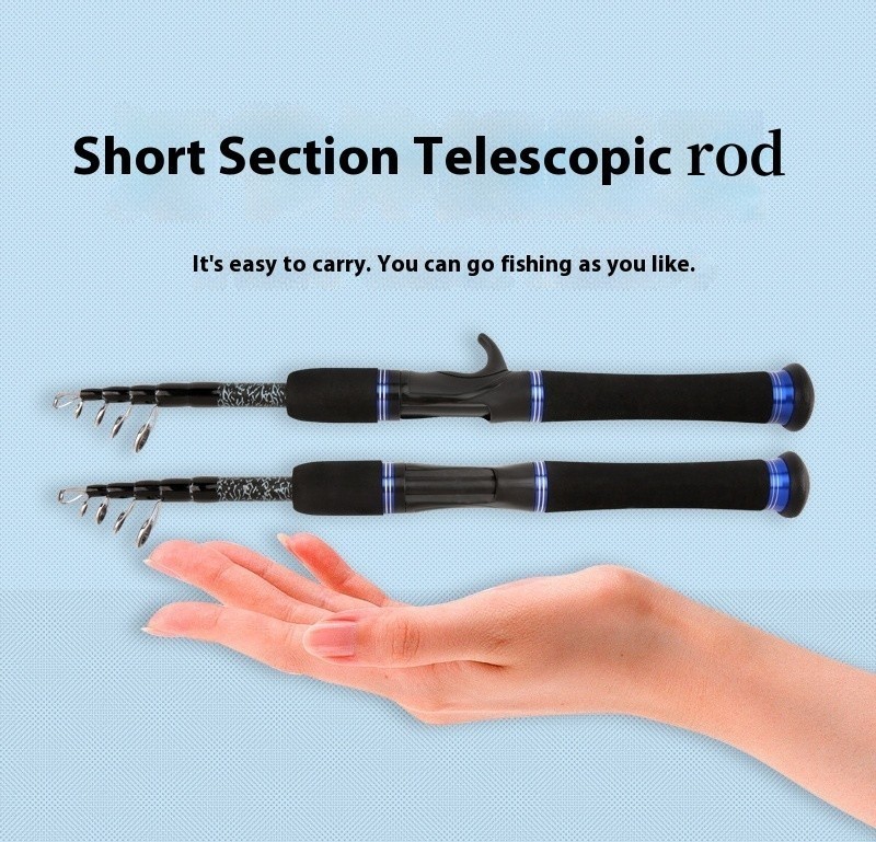 Telescopic Fishing Rod Carbon Fiber Ultra Light Spinning Fast Trout Stream Rods