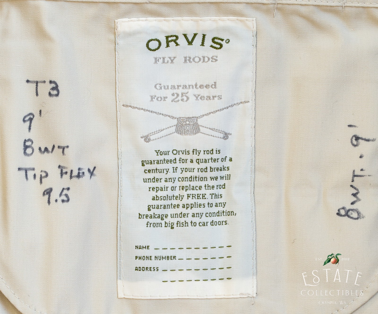 Orvis T3 908-4 Fly Rod – 9’ 8wt Tip Flex 9.5 – Unfished / Collector Grade