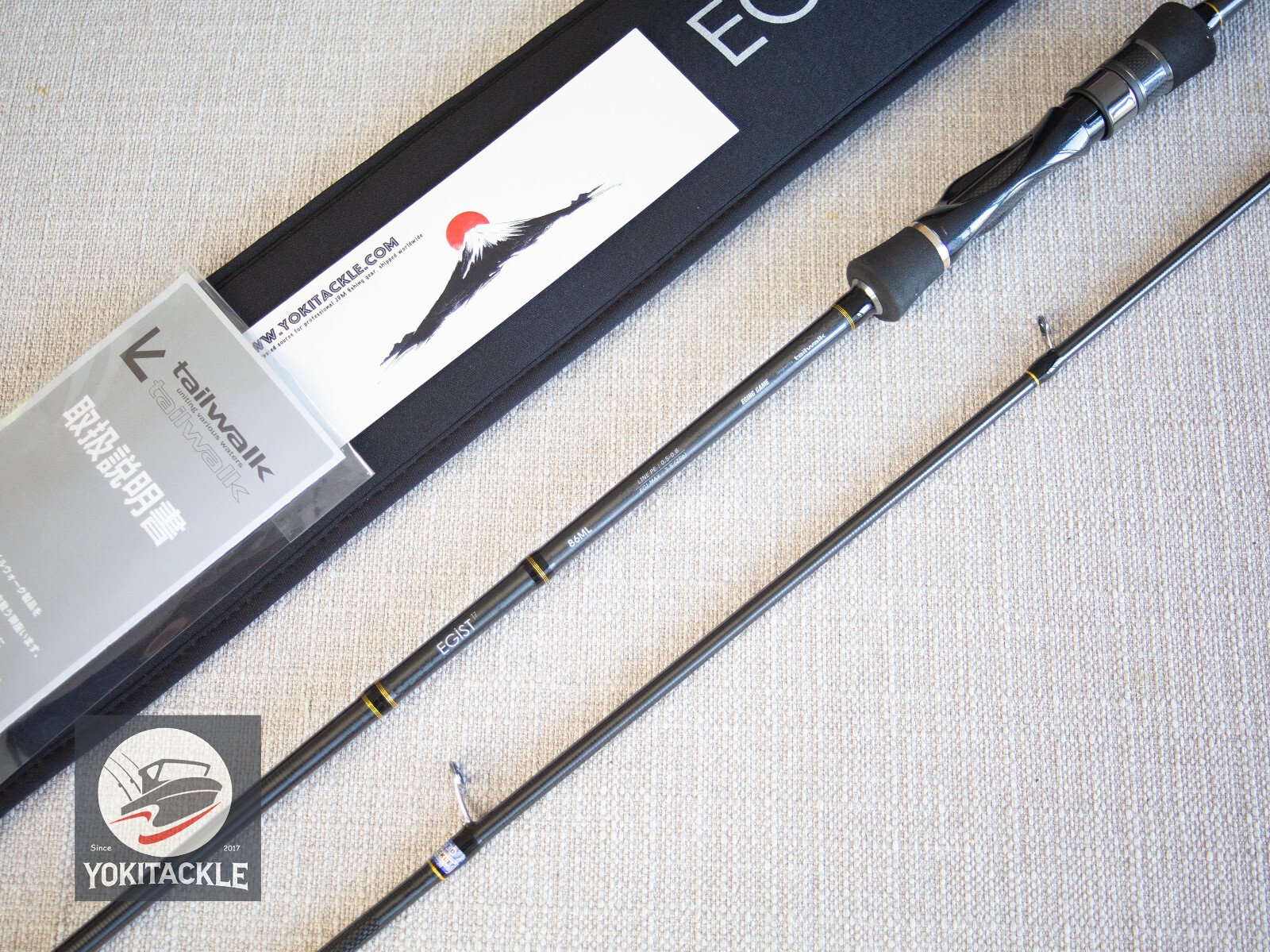 Tailwalk EGIST TZ 86ML Spinning Rod for EGING Squid Jig FUJI TORZITE Ring