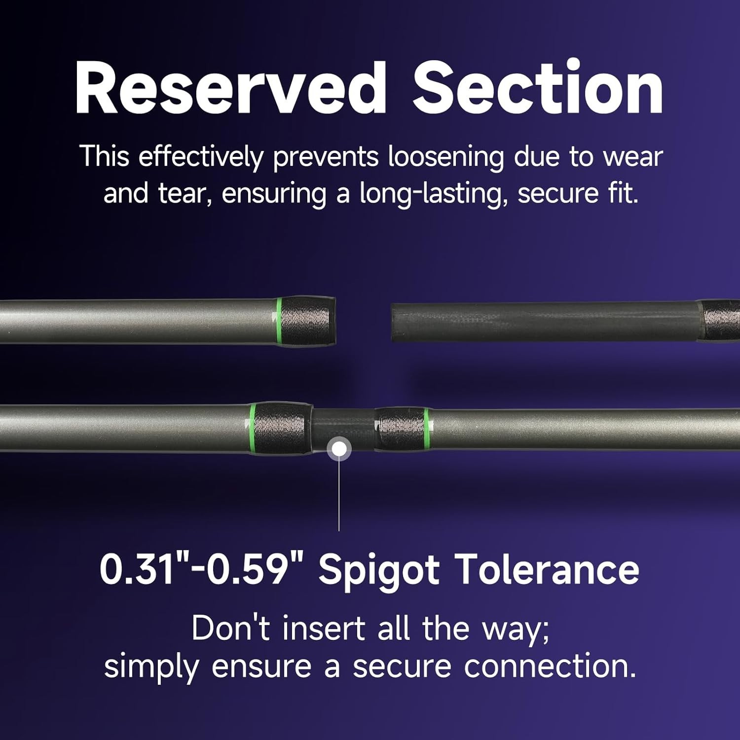 M1 Pike Heavy Fishing Rod Musky Rod 2-Piece Casting Rod with 30+24T Carbon Se…