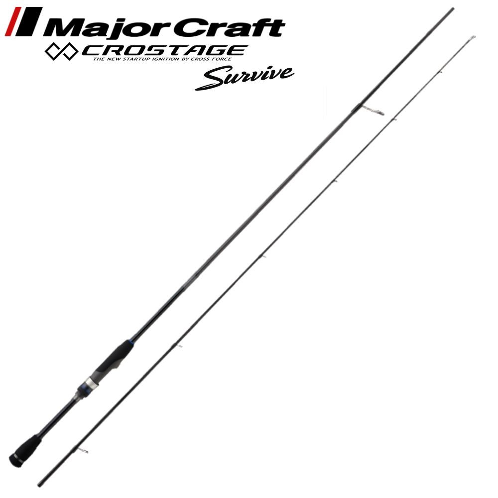 MAJOR CRAFT Rock Fishing Spinning Tubular Tip Rod CROSTAGE SURVIVE SCRX-T762ML