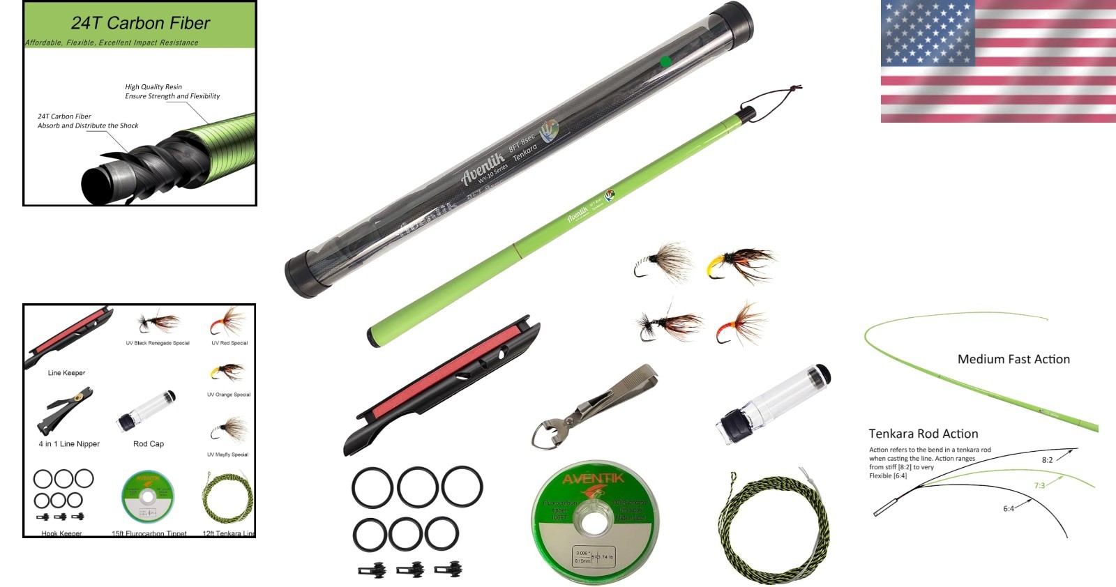 Durable and Flexible Tenkara Fly Fishing Rod Kit – Perfect for Tight Spaces